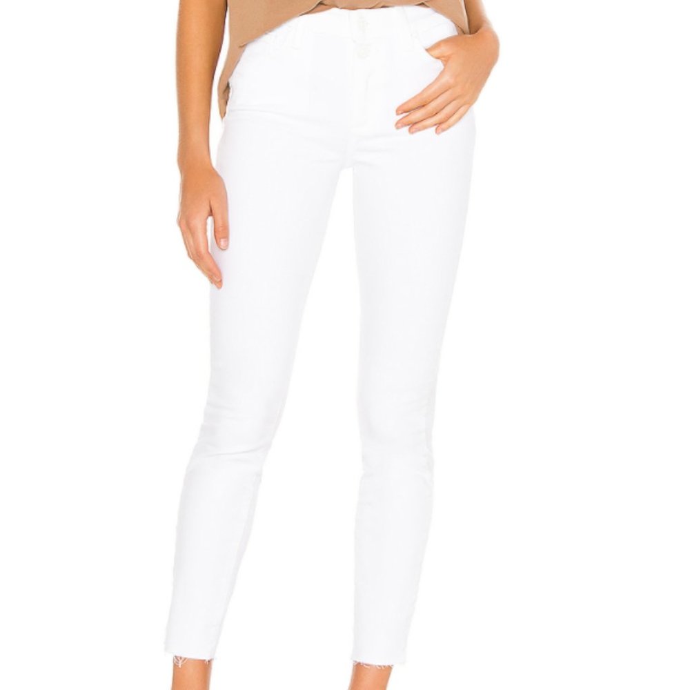 Paige Hoxton Ankle White Jeans